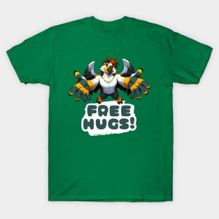 Free Hugs From an Avian Anthro Griffin T-Shirt